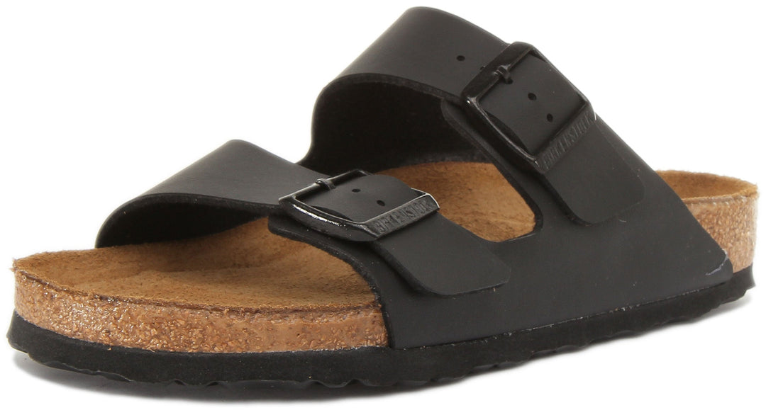 Birkenstock Arizona Sandales Birko Flor à double lanière noir
