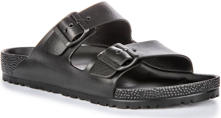 Birkenstock Arizona Eva en Noir pour Hommes | Coupe Standard