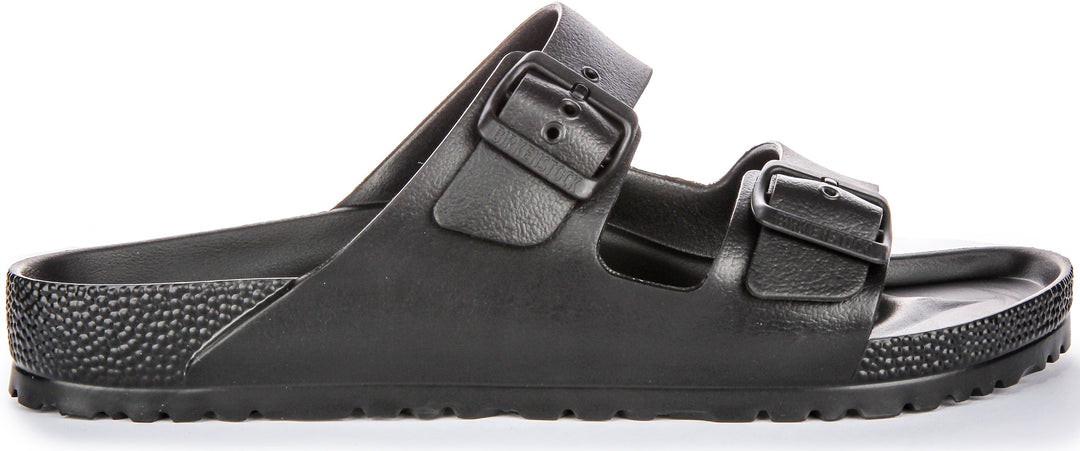 Birkenstock Arizona Eva en Noir pour Hommes | Coupe Standard