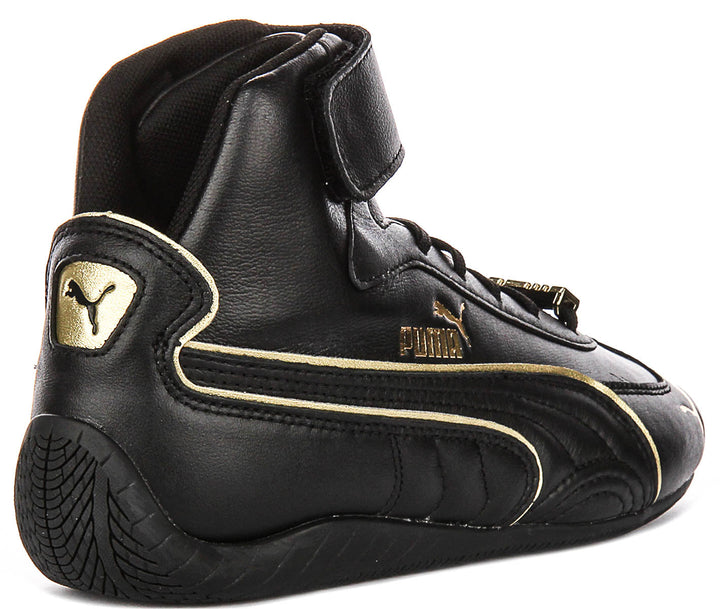 Puma Speedcat Mid LS In Black Gold For Women