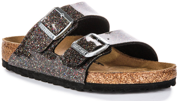 Birkenstock Arizona Kids Bs in Nero Multicolore per Bambini