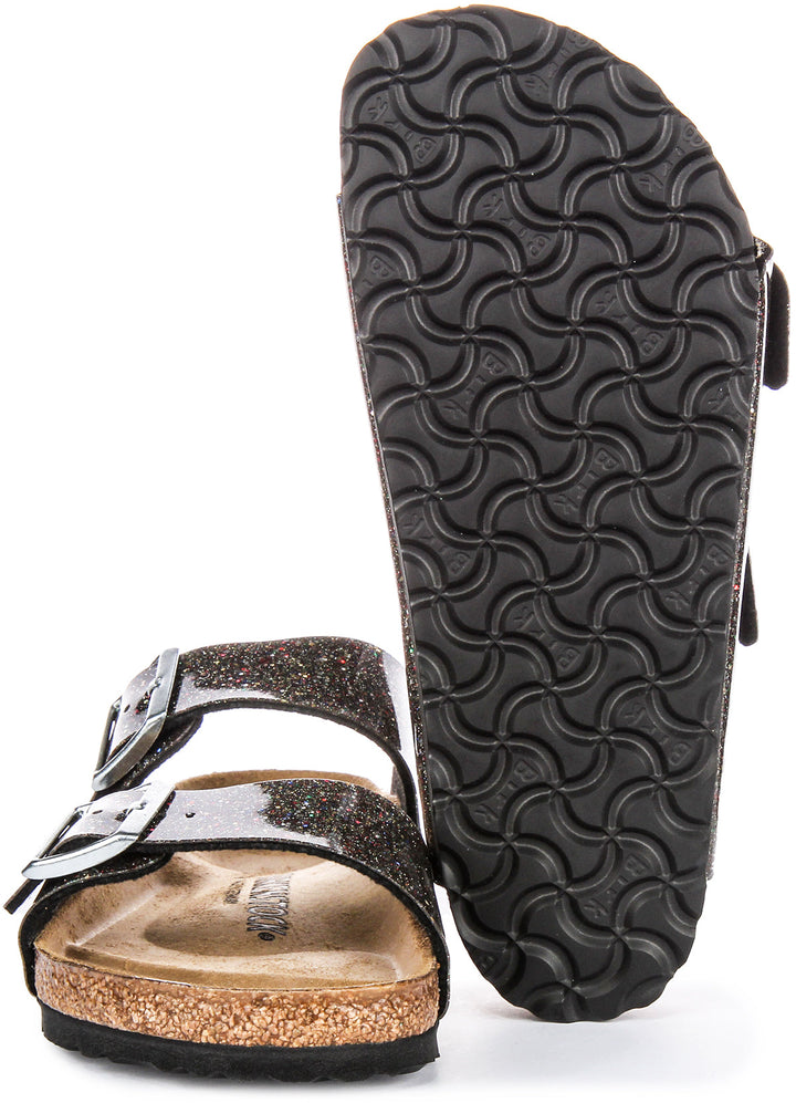 Birkenstock Arizona Kids Bs in Nero Multicolore per Bambini
