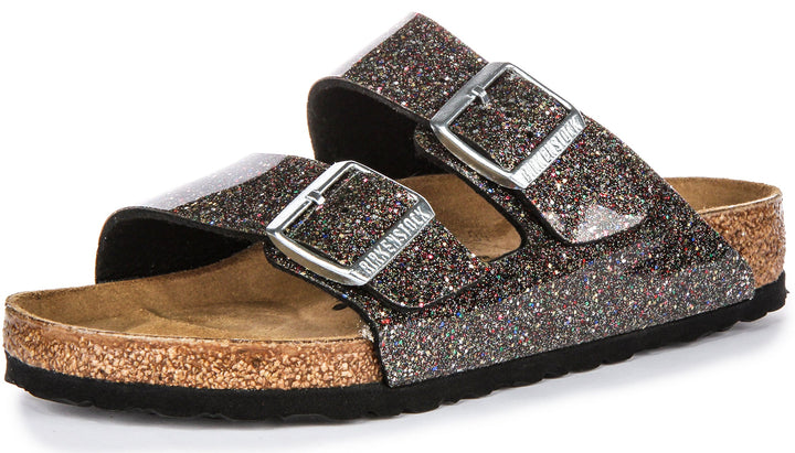 Birkenstock Arizona Kids Bs in Nero Multicolore per Bambini