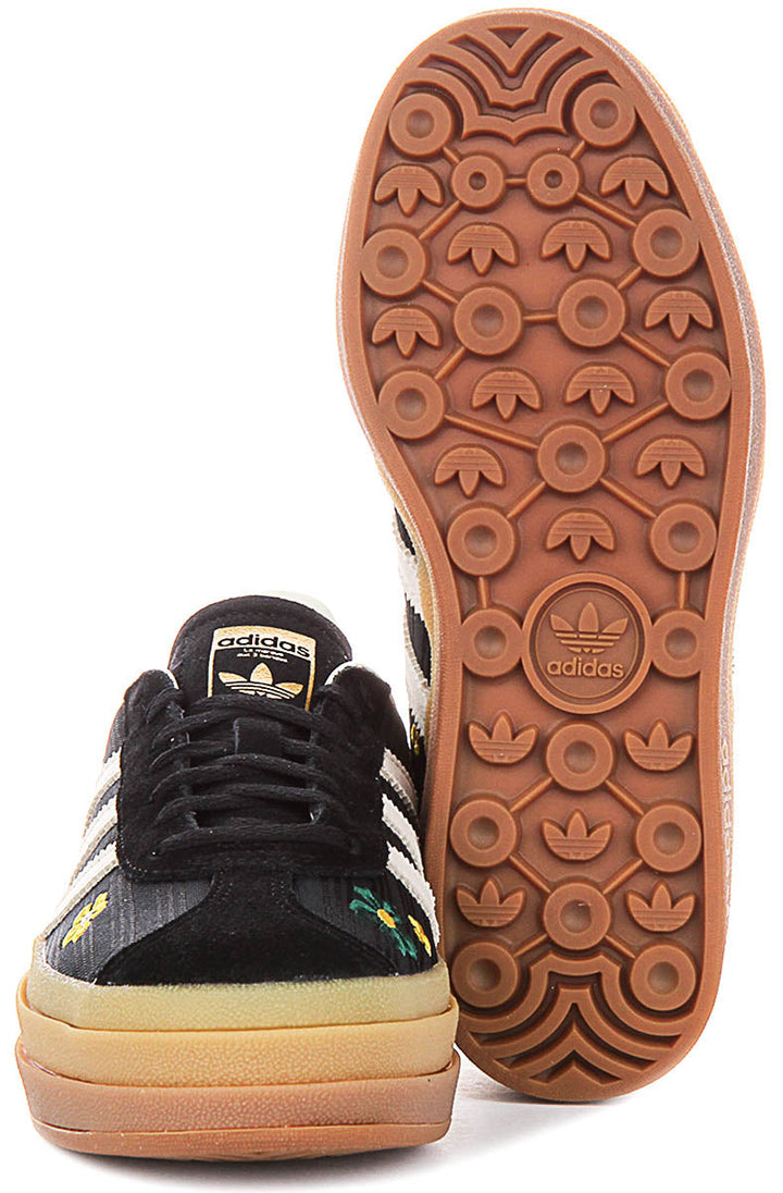 Adidas Gazelle Bold X Liberty Colab in Nero Bianco per Donna