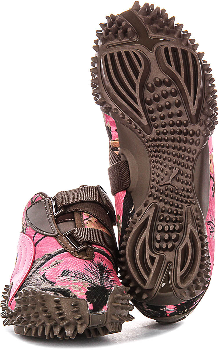 Puma Mostro Camo II en marron rose pour femmes  