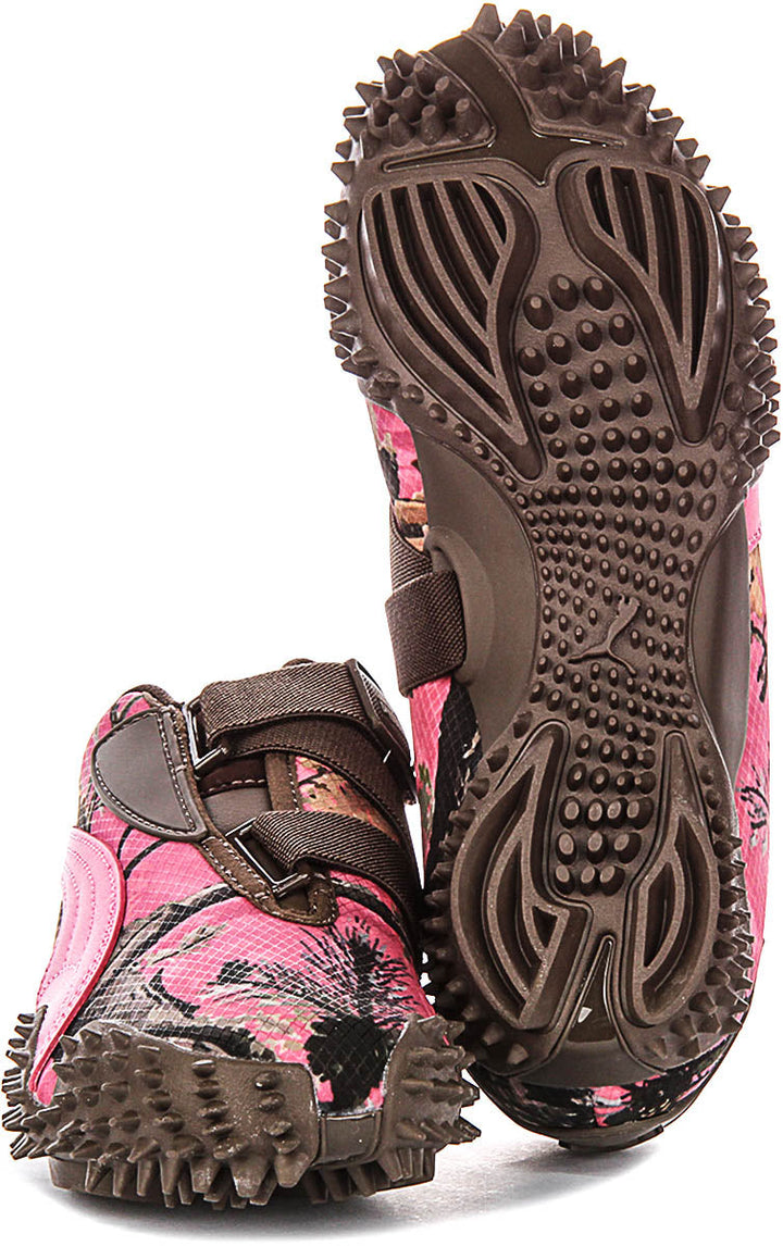 Puma Mostro Camo II en marron rose pour femmes  