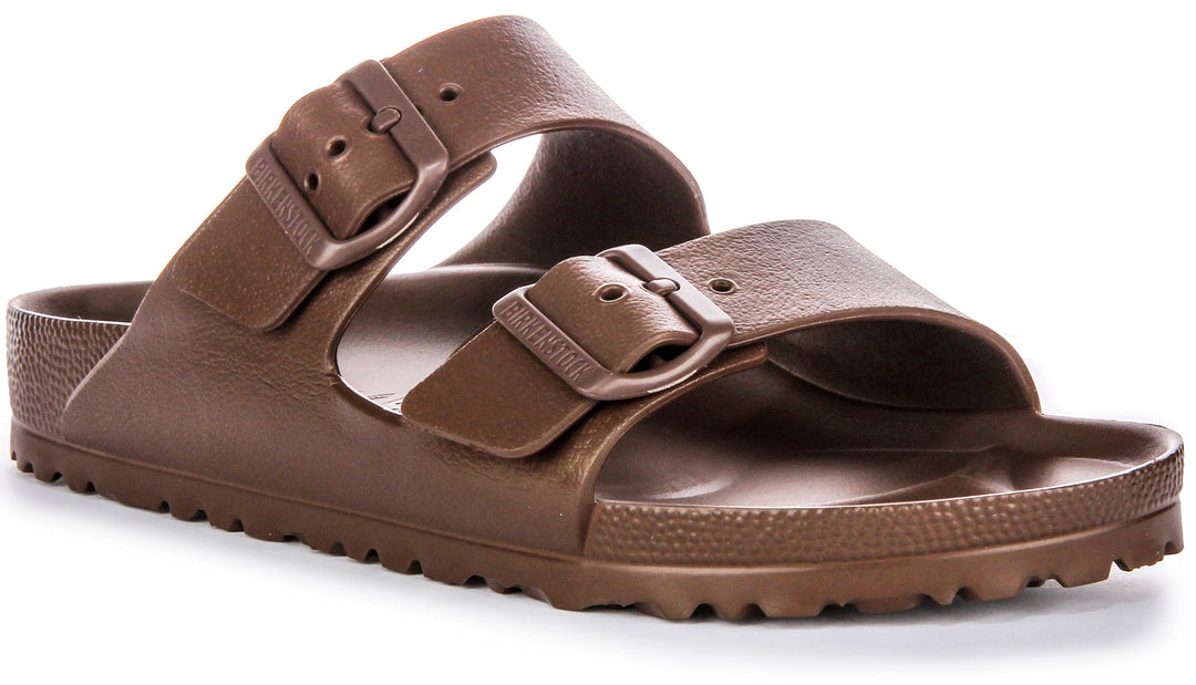 Birkenstock Arizona Eva Sandali in Gomma per Donna in Marrone Scuro