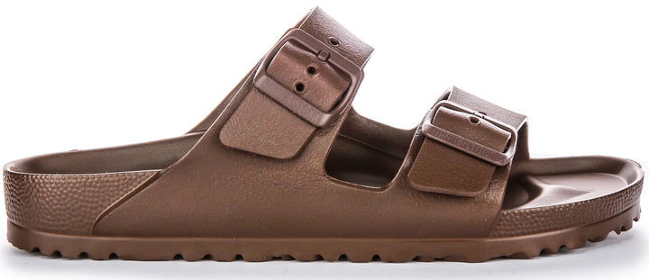 Birkenstock Arizona Eva Sandali in Gomma per Donna in Marrone Scuro