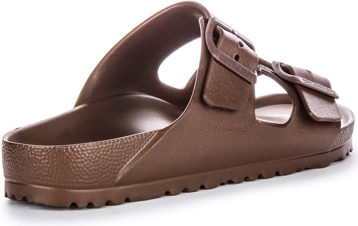 Birkenstock Arizona Eva Sandali in Gomma per Donna in Marrone Scuro