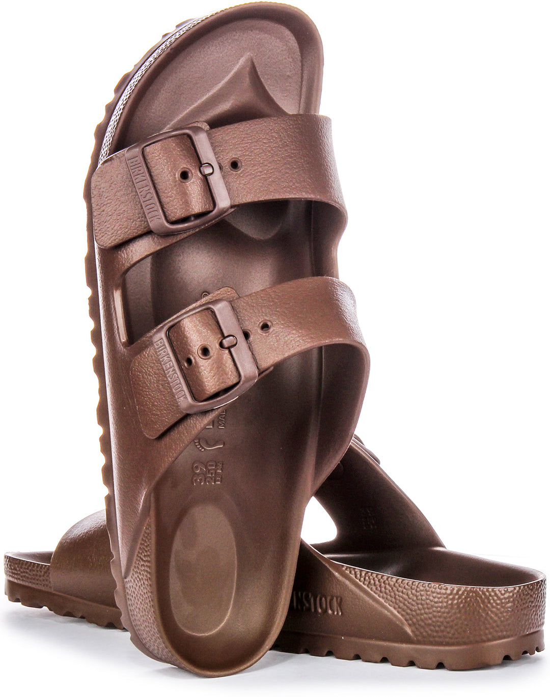 Birkenstock Arizona Eva Sandali in Gomma per Donna in Marrone Scuro