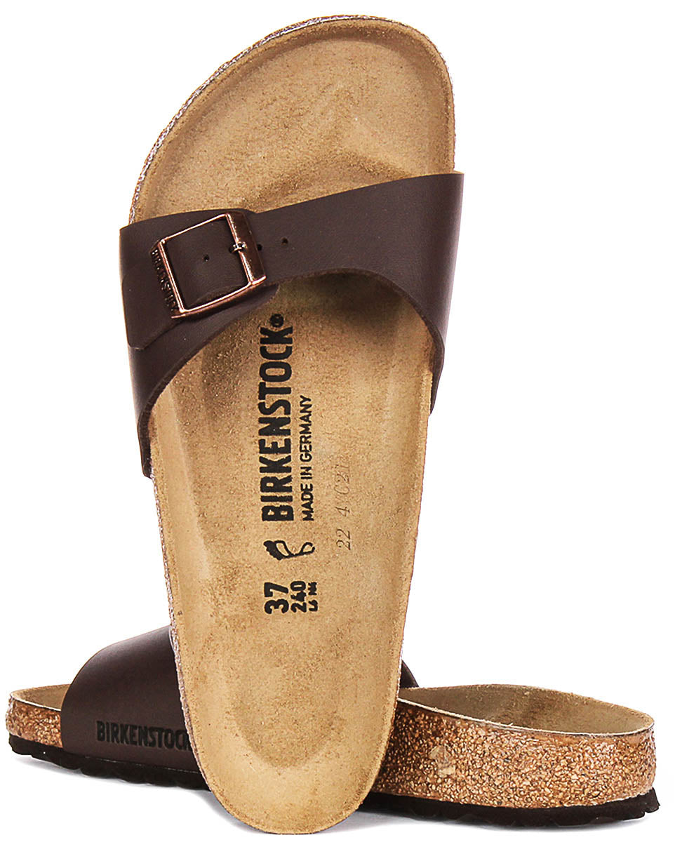 Birkenstock Madrid en Marron Foncé | Coupe Standard