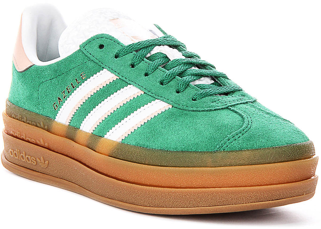 Adidas Gazelle Bold J in groen voor junioren
