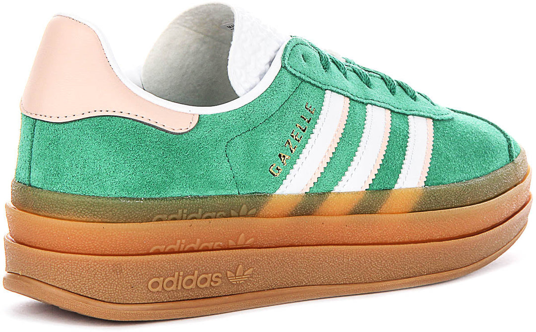 Adidas Gazelle Bold J in groen voor junioren