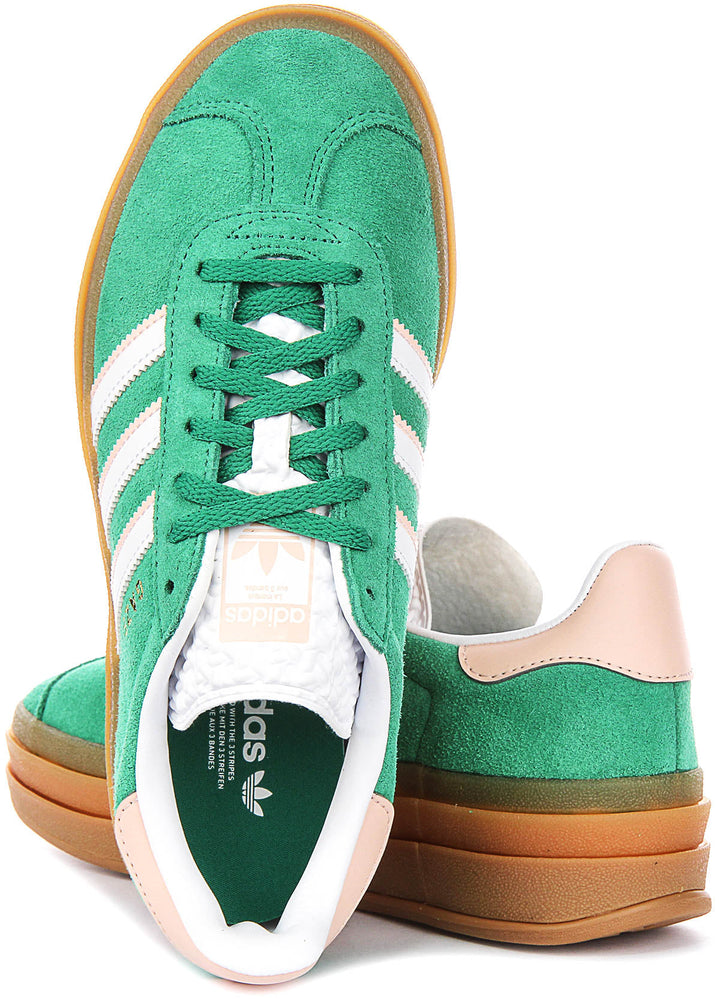 Adidas Gazelle Bold J in groen voor junioren