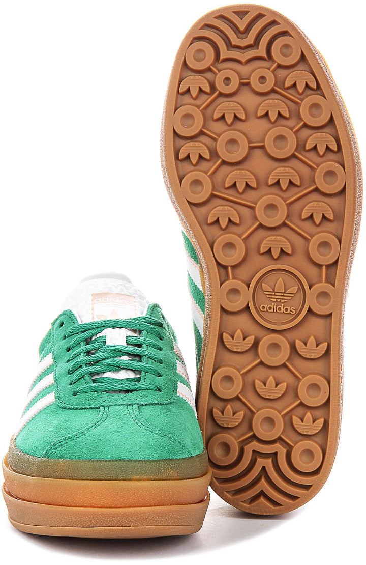 Adidas Gazelle Bold J in groen voor junioren