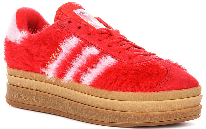 Adidas Gazelle Bold W in Rosso Rosa Fury per Donna