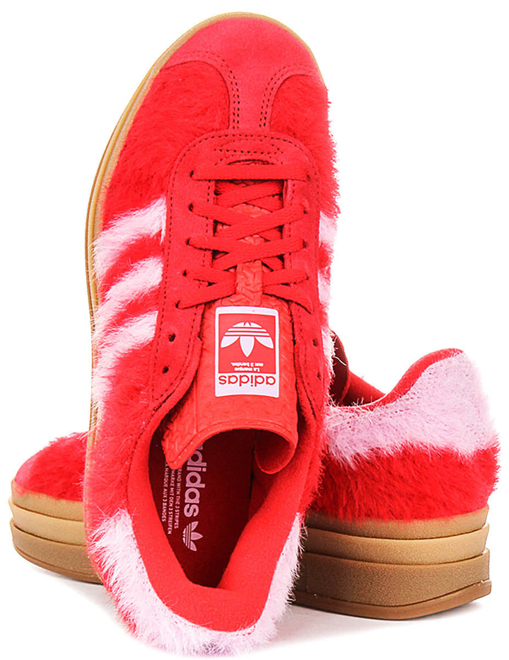Adidas Gazelle Bold W in Rosso Rosa Fury per Donna
