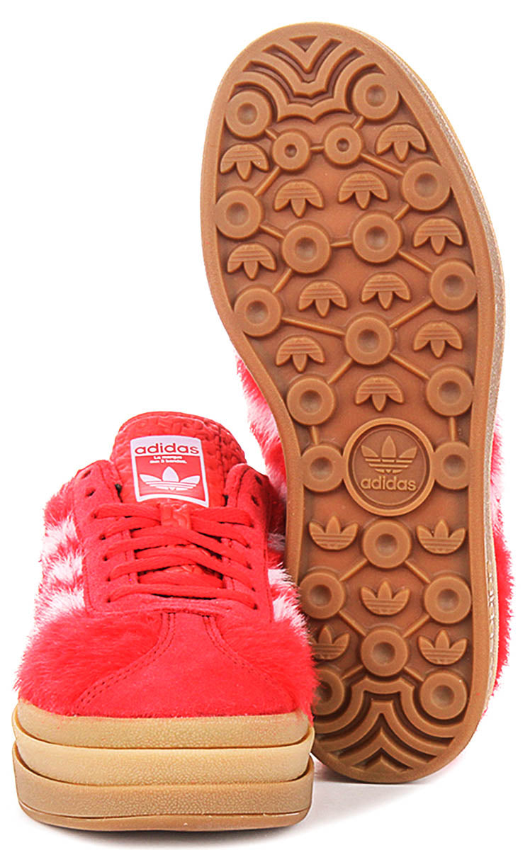 Adidas Gazelle Bold W in Rosso Rosa Fury per Donna