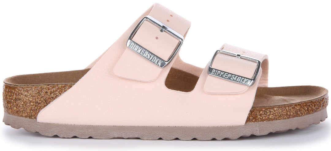 Birkenstock Arizona Sandali vegani in Birkibuc da donna rosa