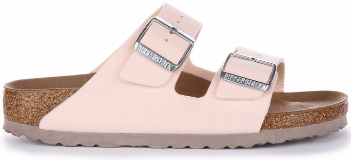 Birkenstock Arizona Sandali vegani in Birkibuc da donna rosa