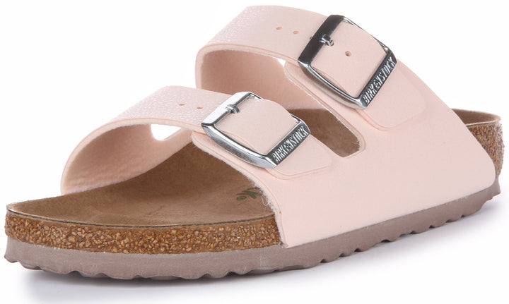 Birkenstock Arizona Sandali vegani in Birkibuc da donna rosa