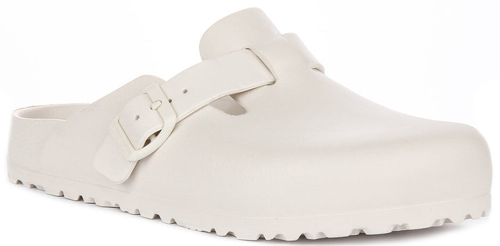 Birkenstock Boston Eva In Stone | Narrow Fit