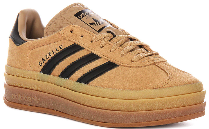 Adidas Gazelle Bold W in Tan per Donna