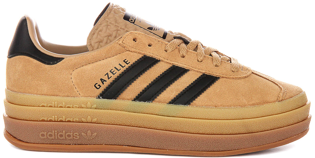 Adidas Gazelle Bold W in Tan per Donna