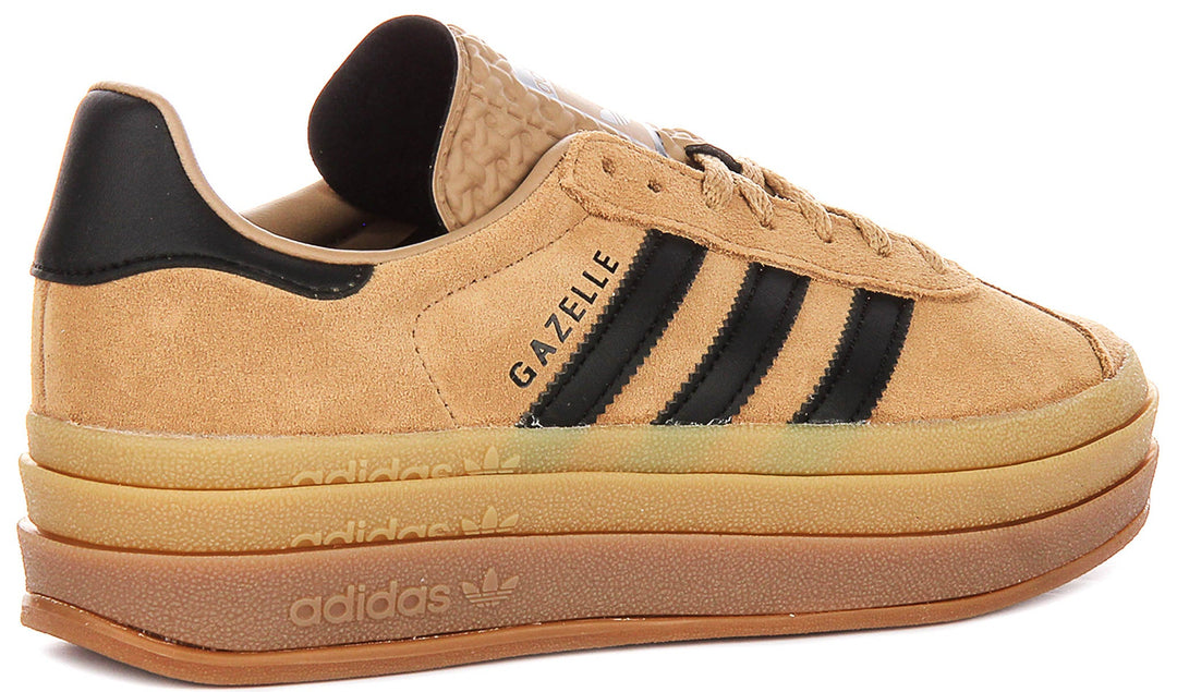 Adidas Gazelle Bold W in Tan per Donna