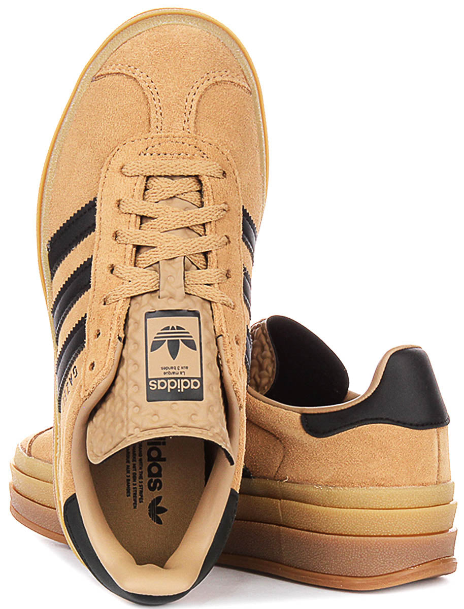 Adidas Gazelle Bold W in Tan per Donna