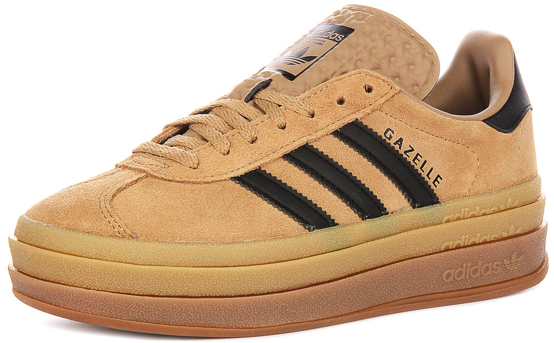 Adidas Gazelle Bold W in Tan per Donna