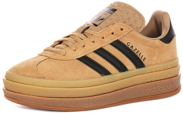 Adidas Gazelle Bold W in Tan per Donna