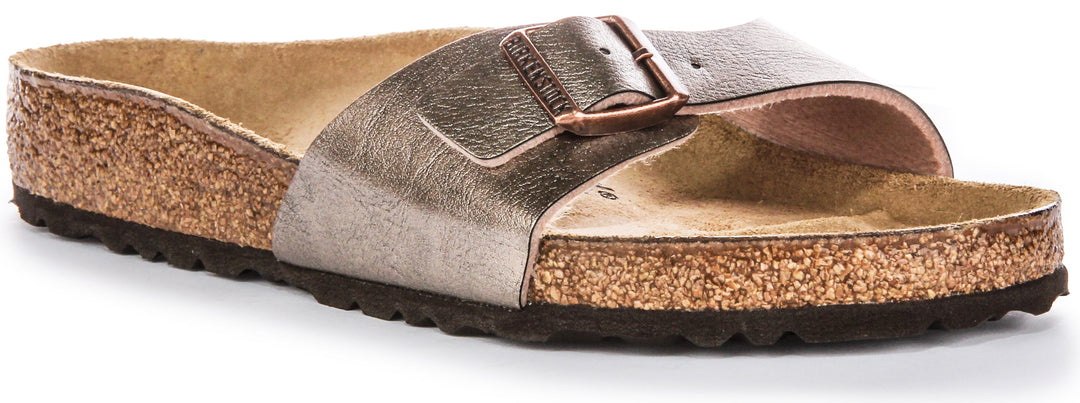 Birkenstock Madrid BF Sandali in Birko Flor da donna taupe