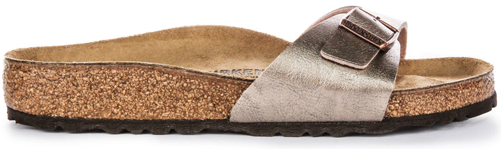 Birkenstock Madrid BF Sandali in Birko Flor da donna taupe