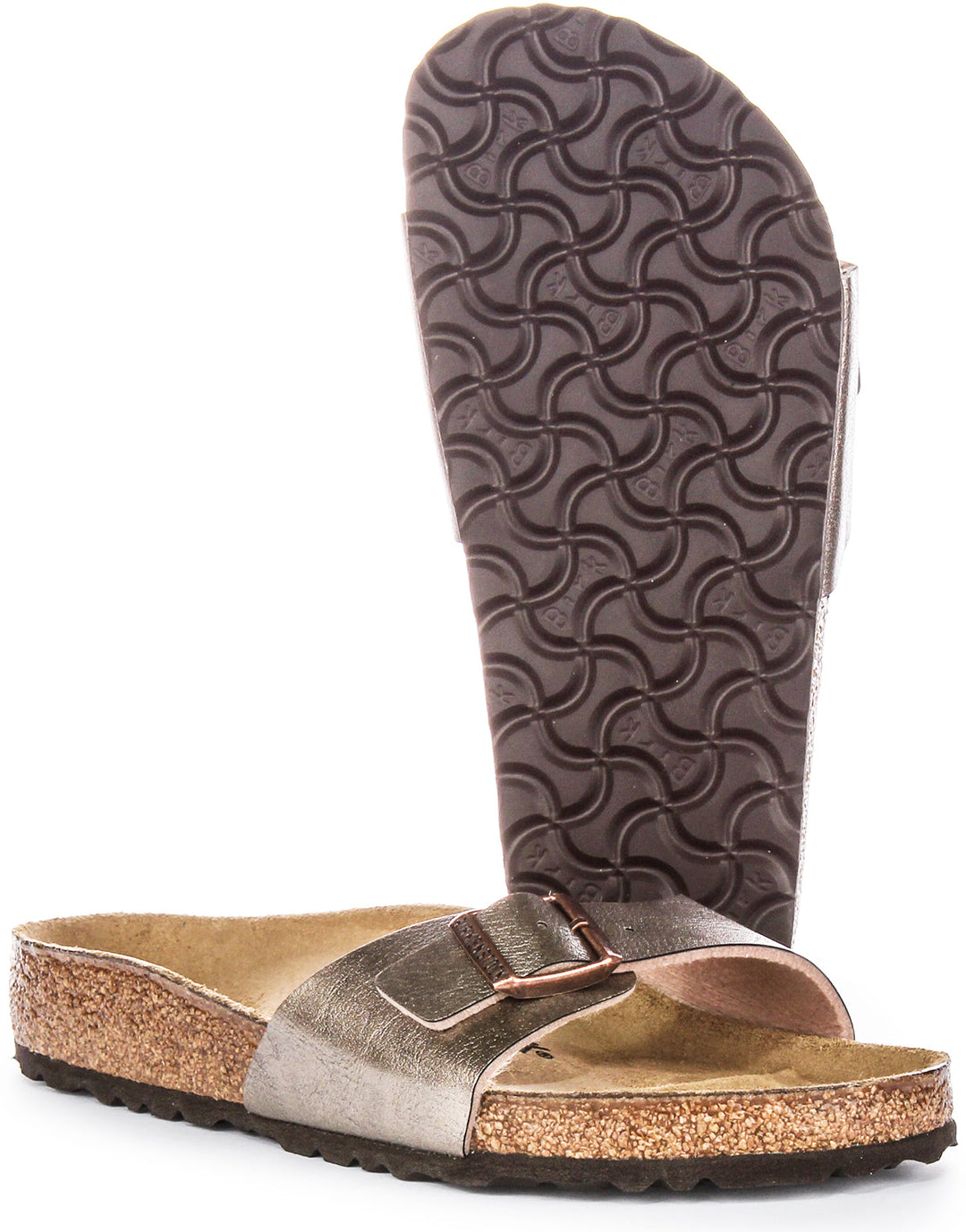 Birkenstock Madrid BF Sandali in Birko Flor da donna taupe