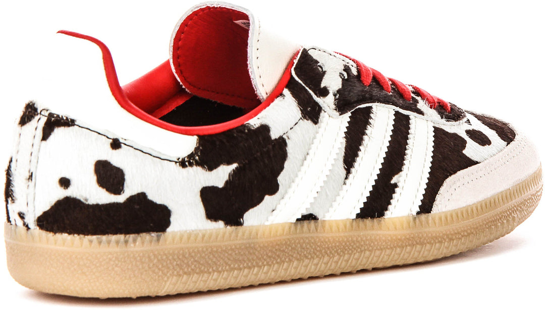 Adidas Samba OG W In White Black Cow Print For Women